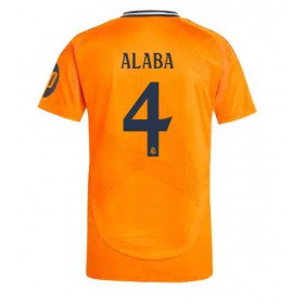 Real Madrid David Alaba #4 Borta Kläder 2024-25 Kortärmad